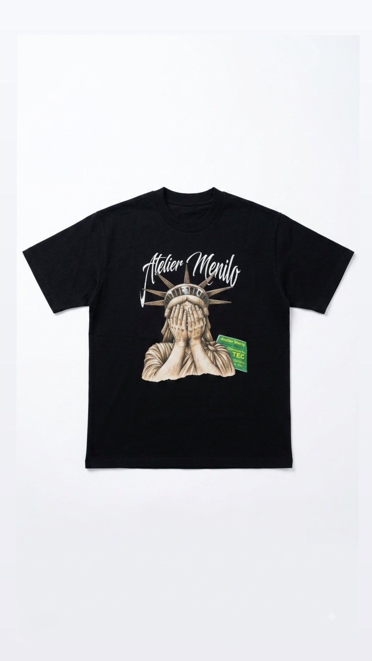 T-SHIRT ATELIER MENILO X TEC BLACK UNSEEN