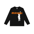LONGSLEEVE ATELIER MENILO MINI ORANGE NOIR